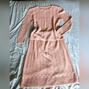 Vintage knit set sweater set
